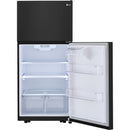 LG 30-inch, 20.2 cu.ft. Freestanding Top Freezer Refrigerator with Smart Diagnosis™ LTCS20020B IMAGE 3