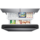  Samsung 18 cu. ft. Counter-Depth French 3-Door Refrigerator with Twin Cooling Plus® RF18A5101SG/AA IMAGE 4