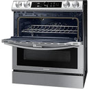  Samsung 30-inch Slide-in Electric Induction Range with WI-FI Connect NE63T8951SS/AA IMAGE 12