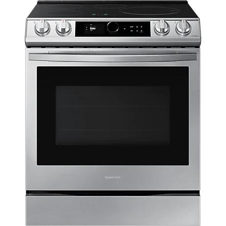  Samsung 30-inch Slide-in Electric Induction Range with WI-FI Connect NE63T8911SS/AA IMAGE 1