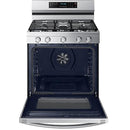  Samsung 30-inch Freestanding Gas Range with WI-FI Connect NX60A6711SS/AA IMAGE 5