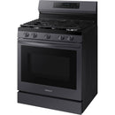  Samsung 30-inch Freestanding Gas Range with WI-FI Connect NX60A6711SG/AA IMAGE 2