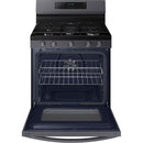  Samsung 30-inch Freestanding Gas Range with WI-FI Connect NX60A6711SG/AA IMAGE 4