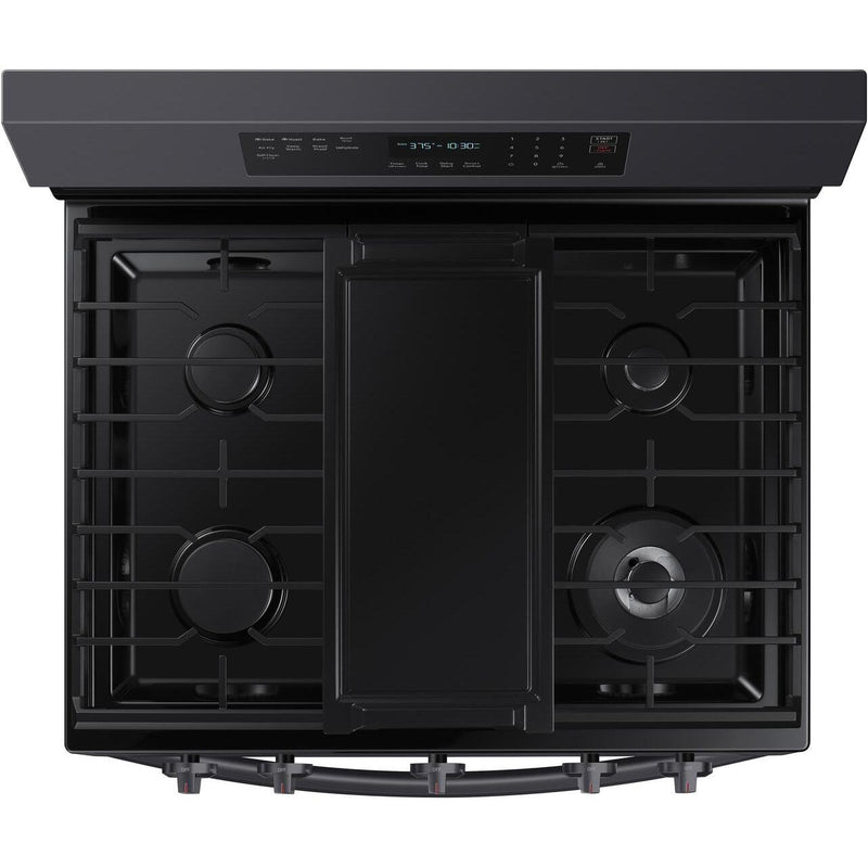  Samsung 30-inch Freestanding Gas Range with WI-FI Connect NX60A6711SG/AA IMAGE 5