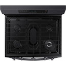  Samsung 30-inch Freestanding Gas Range with WI-FI Connect NX60A6711SG/AA IMAGE 6