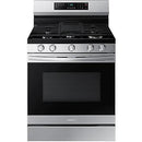  Samsung 30-inch Freestanding Gas Range with WI-FI Connect NX60A6511SS/AA IMAGE 2