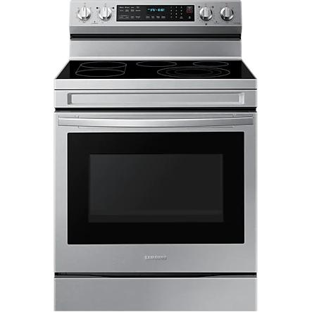  Samsung 30-inch Freestanding Electric Range with WI-FI Connect NE63A6711SS/AA IMAGE 1