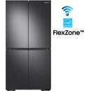  Samsung 36-inch, 29 cu.ft. Freestanding French 4-Door Refrigerator with Dual Ice Maker RF29A9671SG/AA IMAGE 2