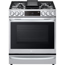 LG 30-inch, 6.3 cu ft. Slide-in Gas Range with Sous-Vide LSGL6337F IMAGE 1