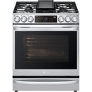 LG 30-inch, 6.3 cu ft. Slide-in Gas Range with Sous-Vide LSGL6337F IMAGE 2