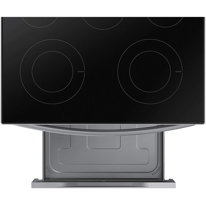  Samsung 30-inch Freestanding Electric Range with Rapid Boil™ NE63A6311SS/AA IMAGE 10