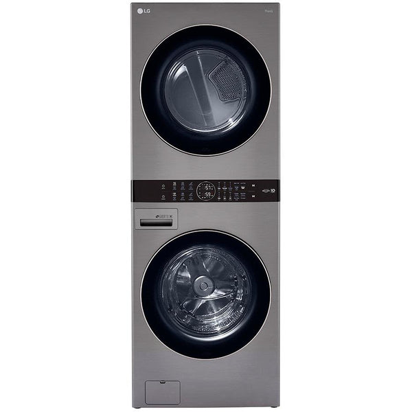 LG Stacked Washer/Dryer Electric Laundry Center with Center Control™ WKE100HVA IMAGE 1