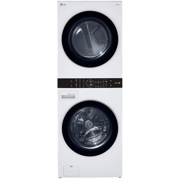 LG Stacked Washer/Dryer Gas Laundry Center with Center Control™ WKG101HWA IMAGE 1