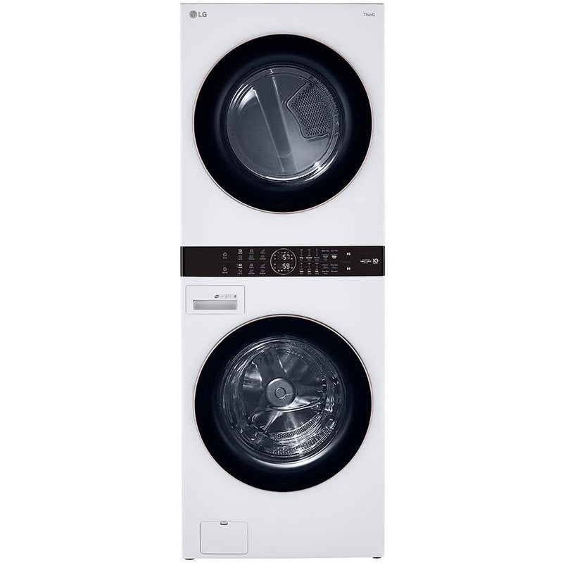 LG Stacked Washer/Dryer Gas Laundry Center with Center Control™ WKG101HWA IMAGE 1