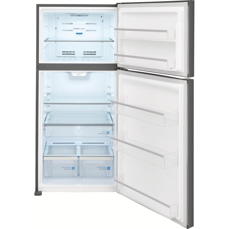 Frigidaire Gallery 30-inch, 20 cu.ft. Freestanding Top Freezer Refrigerator with LED Lighting FGHT2055VD IMAGE 8