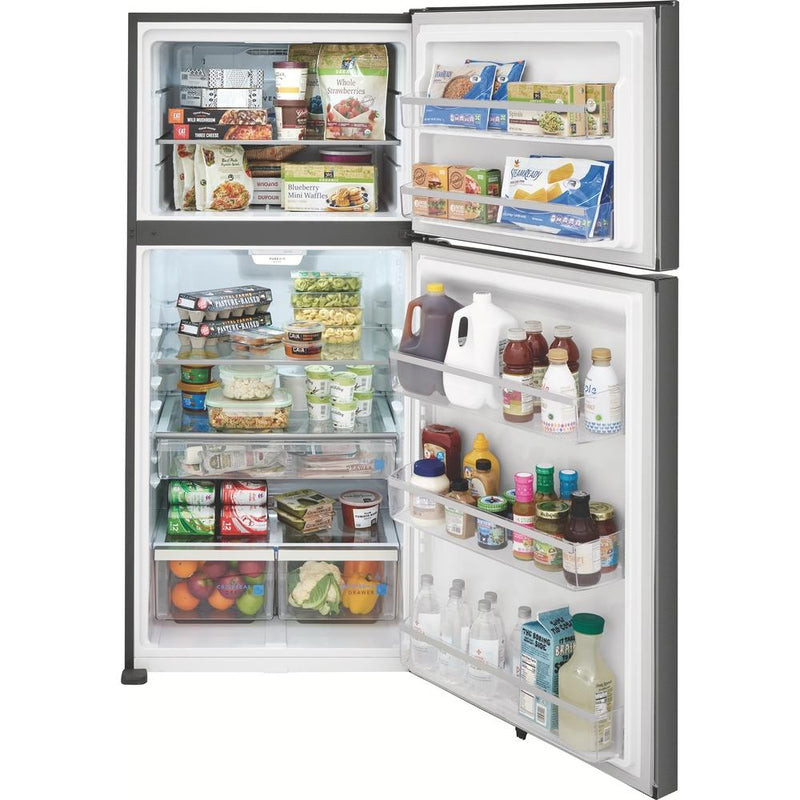 Frigidaire Gallery 30-inch, 20 cu.ft. Freestanding Top Freezer Refrigerator with LED Lighting FGHT2055VD IMAGE 9