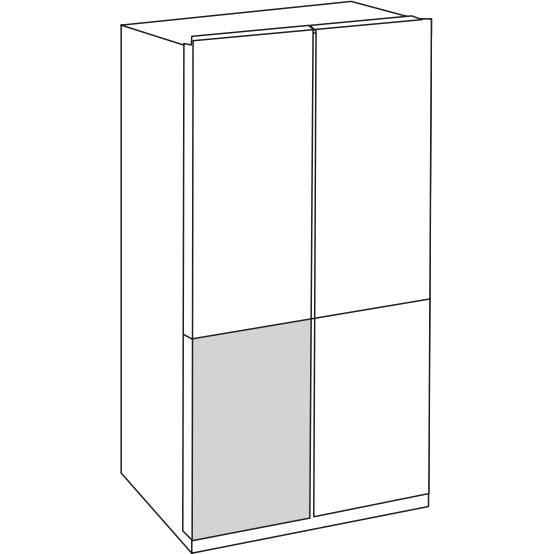  Samsung BESPOKE 4-Door Flex™ Refrigerator Panel RA-F18DBB31/AA IMAGE 3