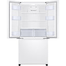  Samsung 33-inch, 19.5 cu.ft. Built-in Look French 3-Door Refrigerator with Internal Ice Maker RF20A5101WW/AA IMAGE 4