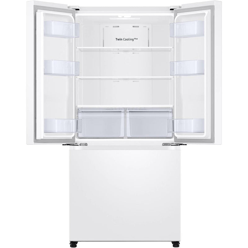  Samsung 33-inch, 19.5 cu.ft. Built-in Look French 3-Door Refrigerator with Internal Ice Maker RF20A5101WW/AA IMAGE 4
