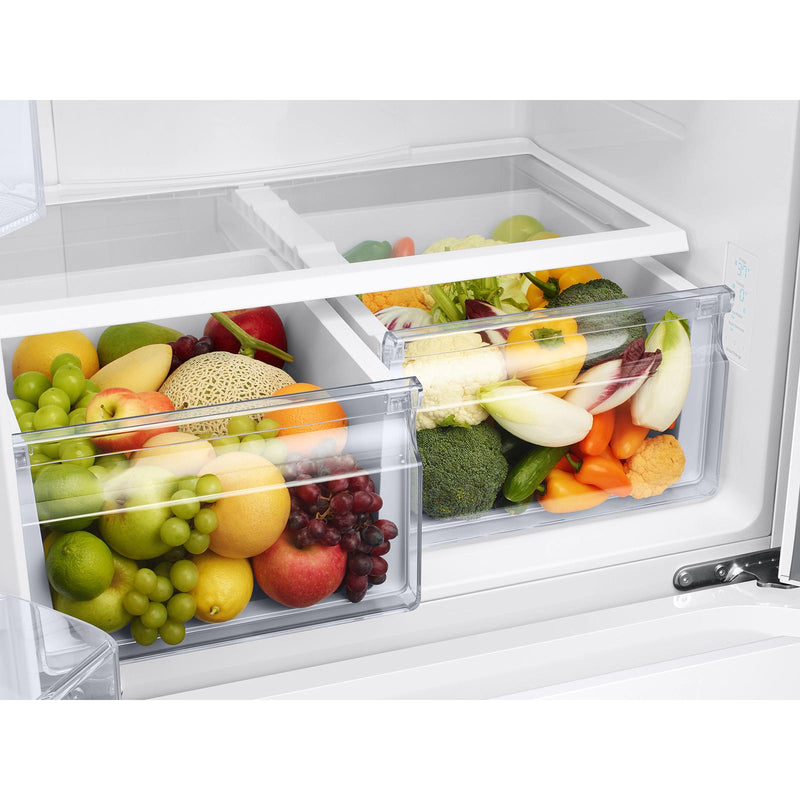 Samsung 33-inch, 19.5 cu.ft. Built-in Look French 3-Door Refrigerator with Internal Ice Maker RF20A5101WW/AA IMAGE 6