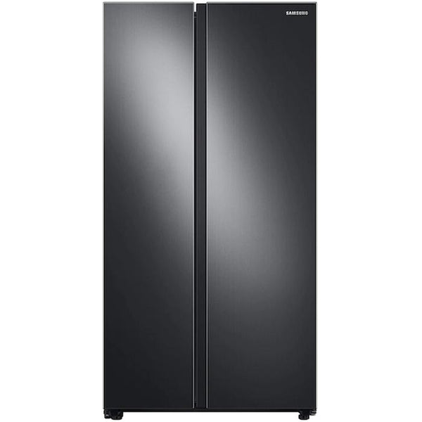  Samsung 36-inch, 28 cu.ft. Freestanding Side-by-Side Refrigerator with In-Door Ice Maker RS28A500ASG/AA IMAGE 1