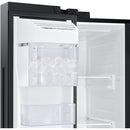  Samsung 36-inch, 28 cu.ft. Freestanding Side-by-Side Refrigerator with In-Door Ice Maker RS28A500ASG/AA IMAGE 5