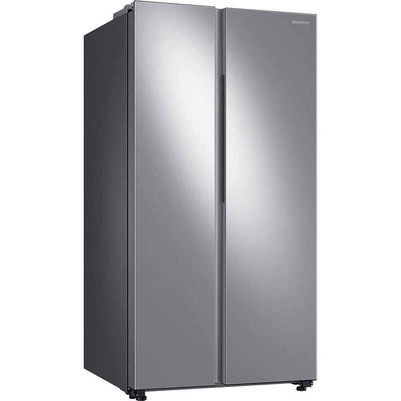  Samsung 36-inch, 22.6 cu.ft. Counter-Depth Side-by-Side Refrigerator with In-Door Ice Maker RS23A500ASR/AA IMAGE 3