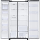  Samsung 36-inch, 22.6 cu.ft. Counter-Depth Side-by-Side Refrigerator with In-Door Ice Maker RS23A500ASR/AA IMAGE 4