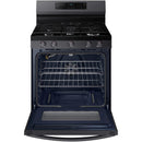  Samsung 30-inch Freestanding Gas Range with WI-FI Connect NX60A6511SG/AA IMAGE 2
