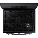  Samsung 30-inch Freestanding Gas Range with WI-FI Connect NX60A6511SG/AA IMAGE 6
