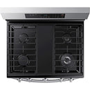  Samsung 30-inch Freestanding Gas Range with Wi-Fi Connect NX60A6311SS/AA IMAGE 7