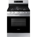 Samsung 30-inch Freestanding Gas Range with Wi-Fi Connect NX60A6111SS/AA IMAGE 1
