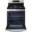  Samsung 30-inch Freestanding Gas Range with Wi-Fi Connect NX60A6111SS/AA IMAGE 2
