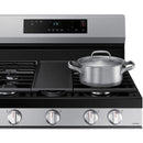  Samsung 30-inch Freestanding Gas Range with Wi-Fi Connect NX60A6111SS/AA IMAGE 8
