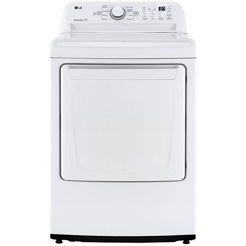 LG 7.3 cu.ft. Electric Dryer with Sensor Dry Technology DLE7000W IMAGE 1