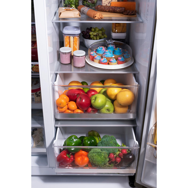 LG 36-inch, 27.1 cu.ft. Freestanding French 4-Door Refrigerator with InstaView® LRSOS2706D IMAGE 8