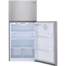 LG 33-inch, 24 cu.ft. Freestanding Top Freezer Refrigerator with Internal Water Dispenser LRTLS2403S IMAGE 10