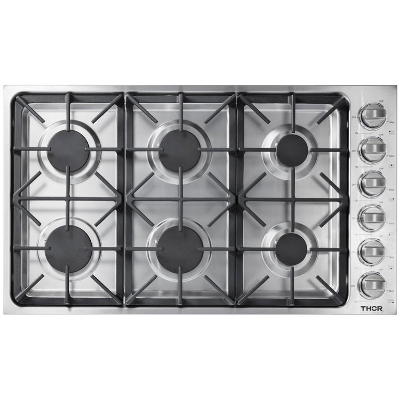  Thor Kitchen 36-inch Gas Cooktop TGC3601 IMAGE 1