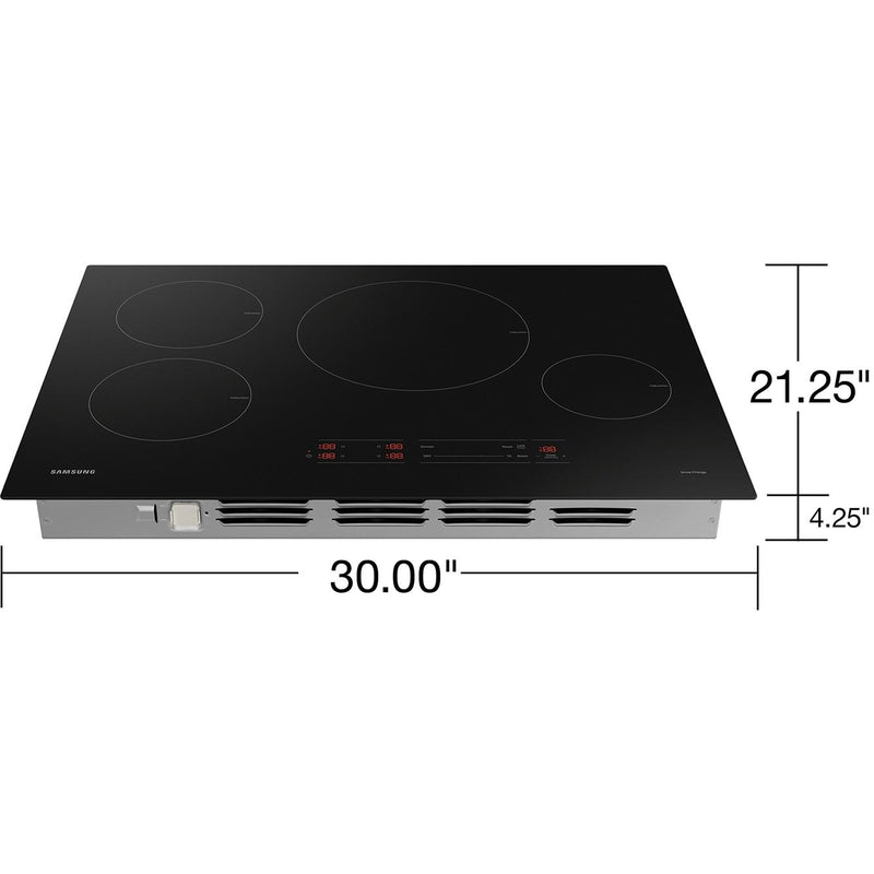  Samsung 30-inch built-in Induction Cooktop with Wi-Fi NZ30A3060UK/AA IMAGE 8