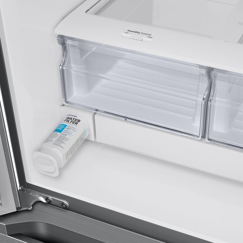  Samsung 30-inch, 22 cu.ft. Smart 3-Door French Door Refrigerator RF22A4121SR/AA IMAGE 10