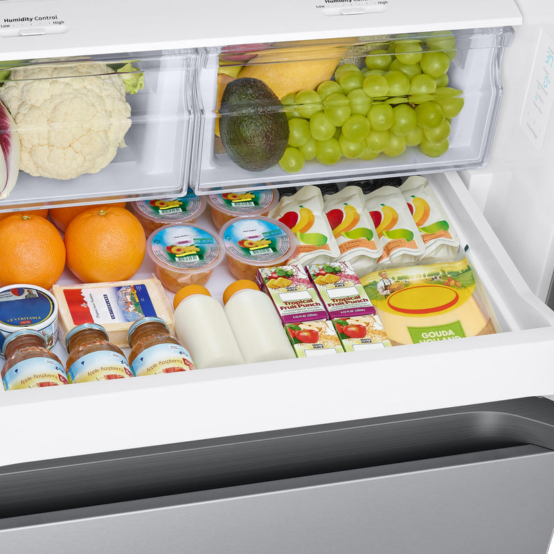  Samsung 30-inch, 22 cu.ft. Smart 3-Door French Door Refrigerator RF22A4121SR/AA IMAGE 5