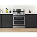  Samsung 30-inch Freestanding Gas Range with Wi-Fi Connectivity NX60A6751SS/AA IMAGE 6