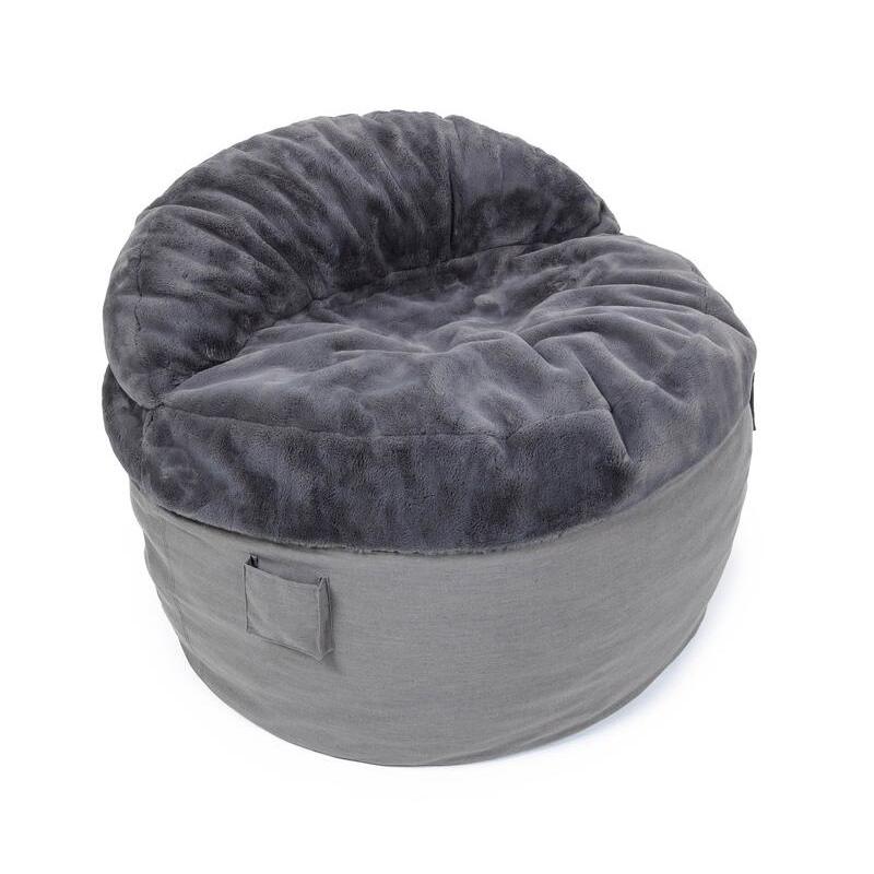 CordaRoy's Nest Queen Fabric Bean/Foam Chair QC-NEST-CH IMAGE 1