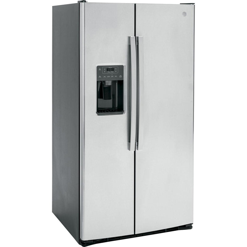 GE 36-inch, 25.3 cu. ft. Side-by-Side Refrigerator with Water and Ice Dispenser GSS25GYPFS IMAGE 11
