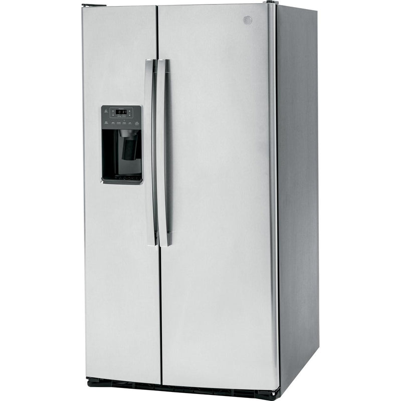 GE 36-inch, 25.3 cu. ft. Side-by-Side Refrigerator with Water and Ice Dispenser GSS25GYPFS IMAGE 12