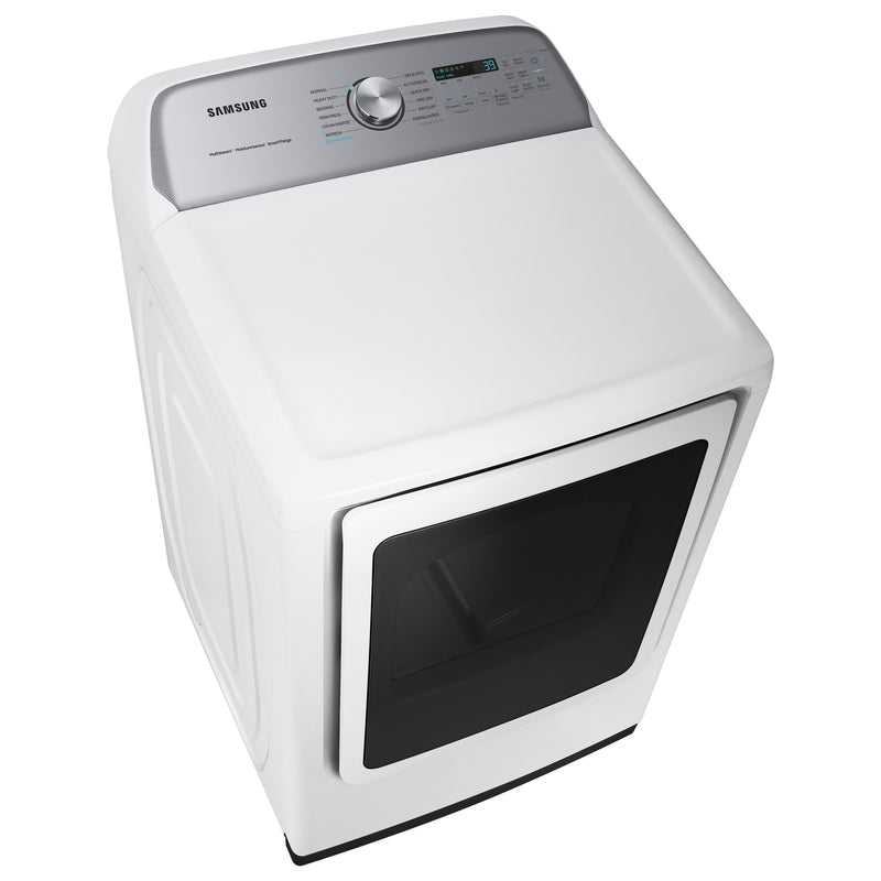  Samsung 7.4 cu. ft. Smart Gas Dryer with Steam Sanitize+ DVG52A5500W/A3 IMAGE 3