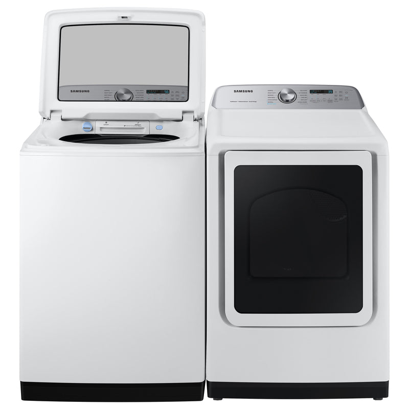  Samsung 7.4 cu. ft. Smart Gas Dryer with Steam Sanitize+ DVG52A5500W/A3 IMAGE 7