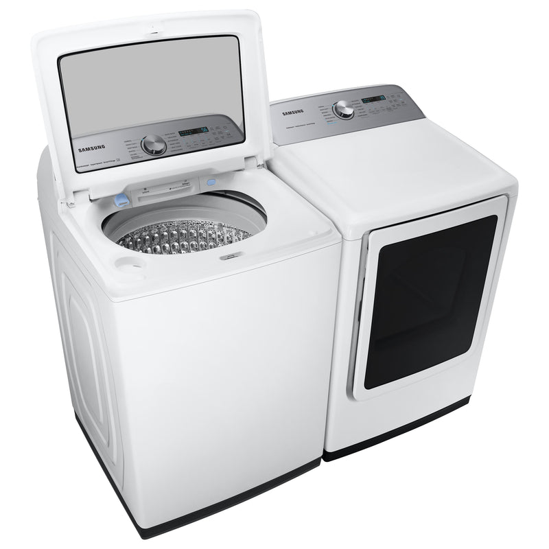  Samsung 7.4 cu. ft. Smart Gas Dryer with Steam Sanitize+ DVG52A5500W/A3 IMAGE 8