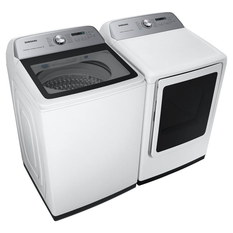  Samsung 7.4 cu. ft. Smart Gas Dryer with Steam Sanitize+ DVG52A5500W/A3 IMAGE 9
