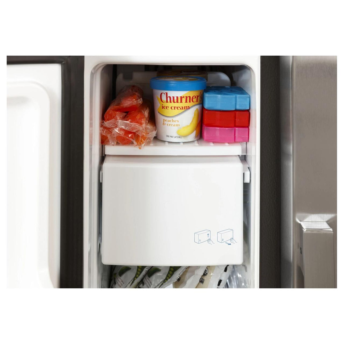 GE 33-inch, 23 cu. ft. Side-By-Side Refrigerator with Water and Ice Di